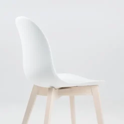 Chaise Salon|Chaise De Cuisine*1665 Academy Connubia© Chaise scandinave en polypropylène et bois