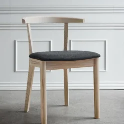 Skovby Chaise De Salle à Manger|Chaise Salon*52 Chaise en bois massif avec assise rembourrée
