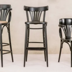 Ton Tabouret De Bar (assise +/- 80 Cm)*56 ® Tabouret de bar style bistrot en bois