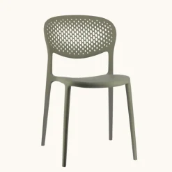 Chaise De Jardin*Abby Connubia® Chaise de jardin empilable en polypropylène recyclé avec dossier microperforé