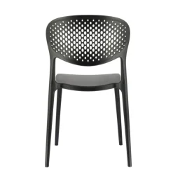 Chaise De Jardin*Abby Connubia® Chaise de jardin empilable en polypropylène recyclé avec dossier microperforé