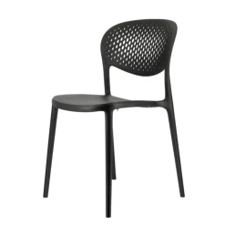 Chaise De Jardin*Abby Connubia® Chaise de jardin empilable en polypropylène recyclé avec dossier microperforé
