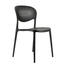 Chaise De Jardin*Abby Connubia® Chaise de jardin empilable en polypropylène recyclé avec dossier microperforé