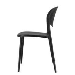 Chaise De Jardin*Abby Connubia® Chaise de jardin empilable en polypropylène recyclé avec dossier microperforé