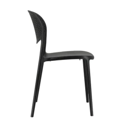 Chaise De Jardin*Abby Connubia® Chaise de jardin empilable en polypropylène recyclé avec dossier microperforé