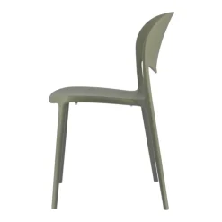 Chaise De Jardin*Abby Connubia® Chaise de jardin italienne empilable en polypropylène recyclé sans accoudoirs