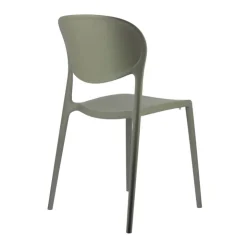 Chaise De Jardin*Abby Connubia® Chaise de jardin italienne empilable en polypropylène recyclé sans accoudoirs