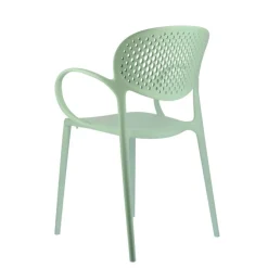 Chaise De Jardin|Fauteuil De Jardin*Abby Connubia® Fauteuil de jardin empilable en polypropylène recyclé avec dossier microperforé