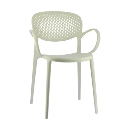 Chaise De Jardin|Fauteuil De Jardin*Abby Connubia® Fauteuil de jardin empilable en polypropylène recyclé avec dossier microperforé