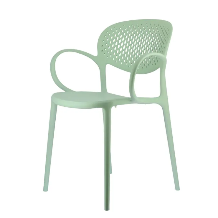 Chaise De Jardin|Fauteuil De Jardin*Abby Connubia® Fauteuil de jardin empilable en polypropylène recyclé avec dossier microperforé