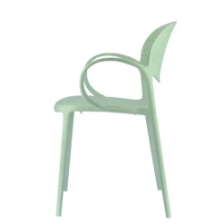 Chaise De Jardin|Fauteuil De Jardin*Abby Connubia® Fauteuil de jardin empilable en polypropylène recyclé avec dossier microperforé