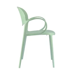 Chaise De Jardin|Fauteuil De Jardin*Abby Connubia® Fauteuil de jardin empilable en polypropylène recyclé avec dossier microperforé