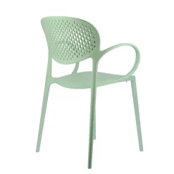 Chaise De Jardin|Fauteuil De Jardin*Abby Connubia® Fauteuil de jardin empilable en polypropylène recyclé avec dossier microperforé