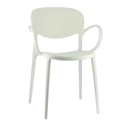 Chaise De Cuisine|Chaise De Salle à Manger*Abby Connubia® Fauteuil italien empilable en polypropylène recyclé