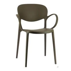 Chaise De Cuisine|Chaise De Salle à Manger*Abby Connubia® Fauteuil italien empilable en polypropylène recyclé