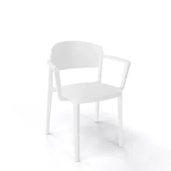 Chaise De Cuisine|Chaise De Salle à Manger*Abuela B Chaise avec accoudoirs empilable en technopolymère