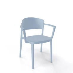 Chaise De Cuisine|Chaise De Salle à Manger*Abuela B Chaise avec accoudoirs empilable en technopolymère