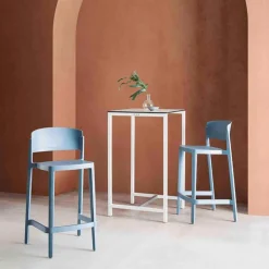 Tabouret Snack (assise +/- 65 Cm)|Tabouret De Bar (assise +/- 80 Cm)*Abuela Tabouret snack empilable