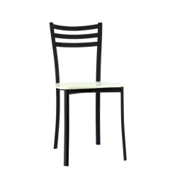 Chaise De Cuisine*Ace 1320 Chaise de cuisine en métal et assise bois