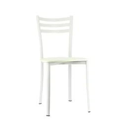 Chaise De Cuisine*Ace 1320 Chaise de cuisine en métal et assise bois
