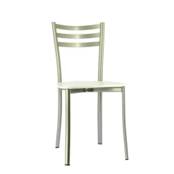 Chaise De Cuisine*Ace 1320 Chaise de cuisine en métal et assise bois