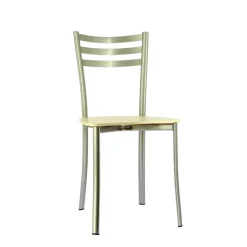 Chaise De Cuisine*Ace 1320 Chaise de cuisine en métal et assise bois