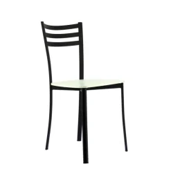 Chaise De Cuisine*Ace 1320 Chaise de cuisine en métal et assise bois