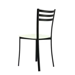 Chaise De Cuisine*Ace 1320 Chaise de cuisine en métal et assise bois
