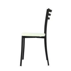 Chaise De Cuisine*Ace 1320 Chaise de cuisine en métal et assise bois