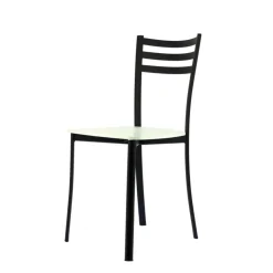 Chaise De Cuisine*Ace 1320 Chaise de cuisine en métal et assise bois
