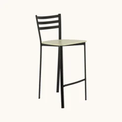 Tabouret Hauteur Sur-mesure|Tabouret Snack (assise +/- 65 Cm)*Ace 1329 Tabouret de cuisine en métal et assise bois hauteur snack