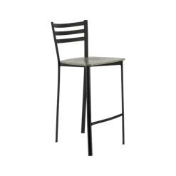 Tabouret Hauteur Sur-mesure|Tabouret Snack (assise +/- 65 Cm)*Ace 1329 Tabouret de cuisine en métal et assise bois hauteur snack