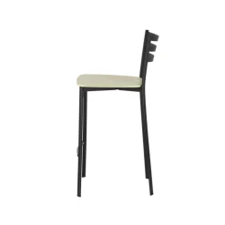 Tabouret Hauteur Sur-mesure|Tabouret Snack (assise +/- 65 Cm)*Ace 1329 Tabouret de cuisine en métal et assise bois hauteur snack