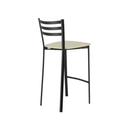 Tabouret Hauteur Sur-mesure|Tabouret Snack (assise +/- 65 Cm)*Ace 1329 Tabouret de cuisine en métal et assise bois hauteur snack
