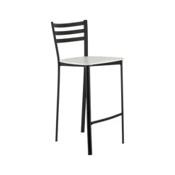 Tabouret Hauteur Sur-mesure|Tabouret Snack (assise +/- 65 Cm)*Ace 1329 Tabouret de cuisine en métal et assise bois hauteur snack