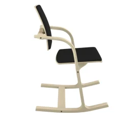 Varier Chaise De Bureau|Chaise Salon*Actulum ® Fauteuil de bureau ergonomique à bascule en tissu et bois