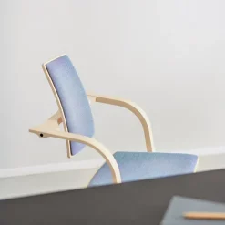 Varier Chaise De Bureau|Chaise Salon*Actulum ® Fauteuil de bureau ergonomique à bascule en tissu et bois