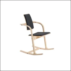 Varier Chaise De Bureau|Chaise Salon*Actulum ® Fauteuil de bureau ergonomique à bascule en tissu et bois