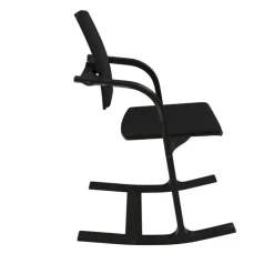 Varier Chaise De Bureau|Chaise Salon*Actulum ® Fauteuil de bureau ergonomique à bascule en tissu et bois