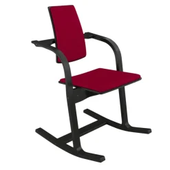 Varier Chaise De Bureau|Chaise Salon*Actulum ® Fauteuil de bureau ergonomique à bascule en tissu et bois