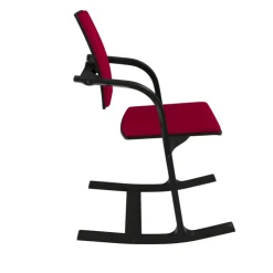 Varier Chaise De Bureau|Chaise Salon*Actulum ® Fauteuil de bureau ergonomique à bascule en tissu et bois