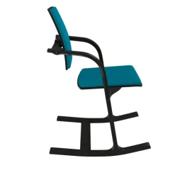 Varier Chaise De Bureau|Chaise Salon*Actulum ® Fauteuil de bureau ergonomique à bascule en tissu et bois
