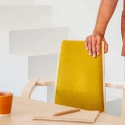 Varier Chaise De Bureau|Chaise Salon*Actulum ® Fauteuil de bureau ergonomique à bascule en tissu et bois