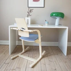 Varier Chaise De Bureau|Chaise Salon*Actulum ® Fauteuil de bureau ergonomique à bascule en tissu et bois