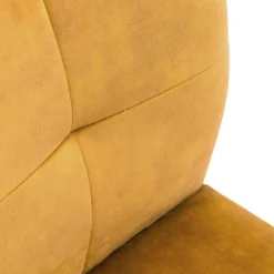 Chaise De Salle à Manger|Chaise De Bureau*Adèle Chaise en tissu pivotante confortable avec pieds bois