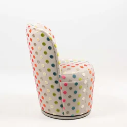 Paget Chaise De Salle à Manger|Chaise De Bureau*Adèle Chauffeuse pivotante moderne avec tissu à motifs fabriquée en France