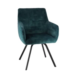 Chaise De Salle à Manger|Chaise De Bureau*Adrien Fauteuil confortable en tissu avec pieds en métal