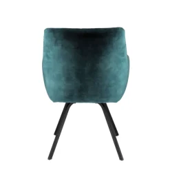 Chaise De Salle à Manger|Chaise De Bureau*Adrien Fauteuil confortable en tissu avec pieds en métal