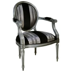 Paget Fauteuil De Salon*Adrien Fauteuil Louis XVI médaillon revisité fabrication française