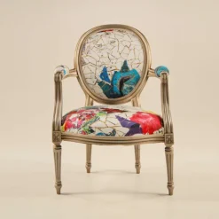 Paget Fauteuil De Salon*Adrien Fauteuil Louis XVI médaillon revisité fabrication française